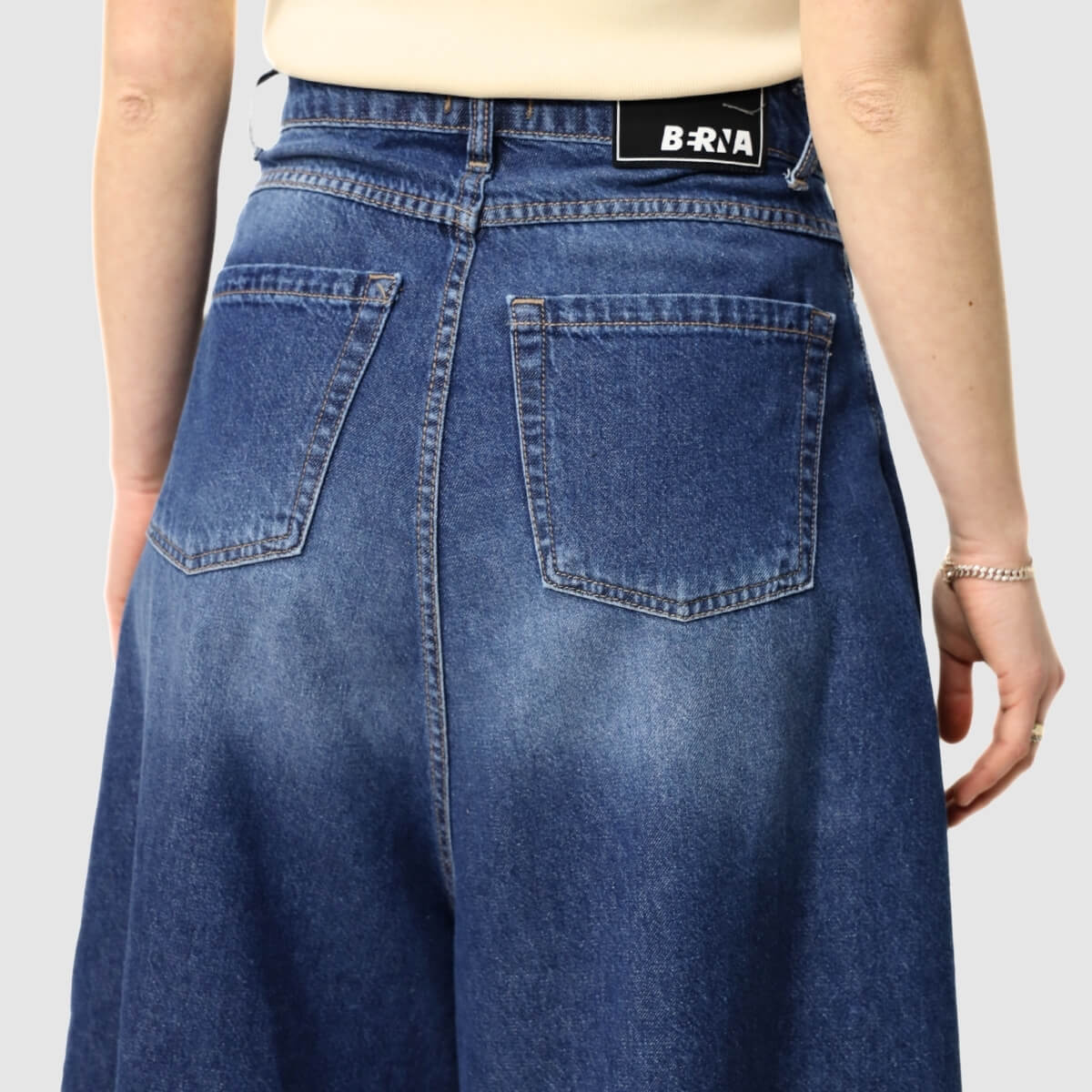 BERNA BERMUDA JEANS 263110 BLU