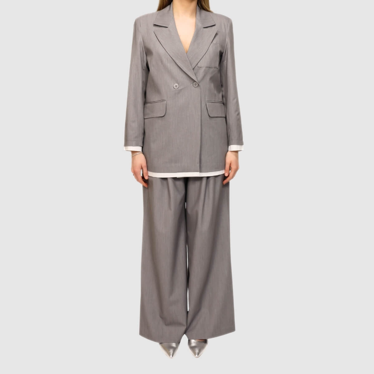 BERNA PANTALONI 203034 GRIGIO
