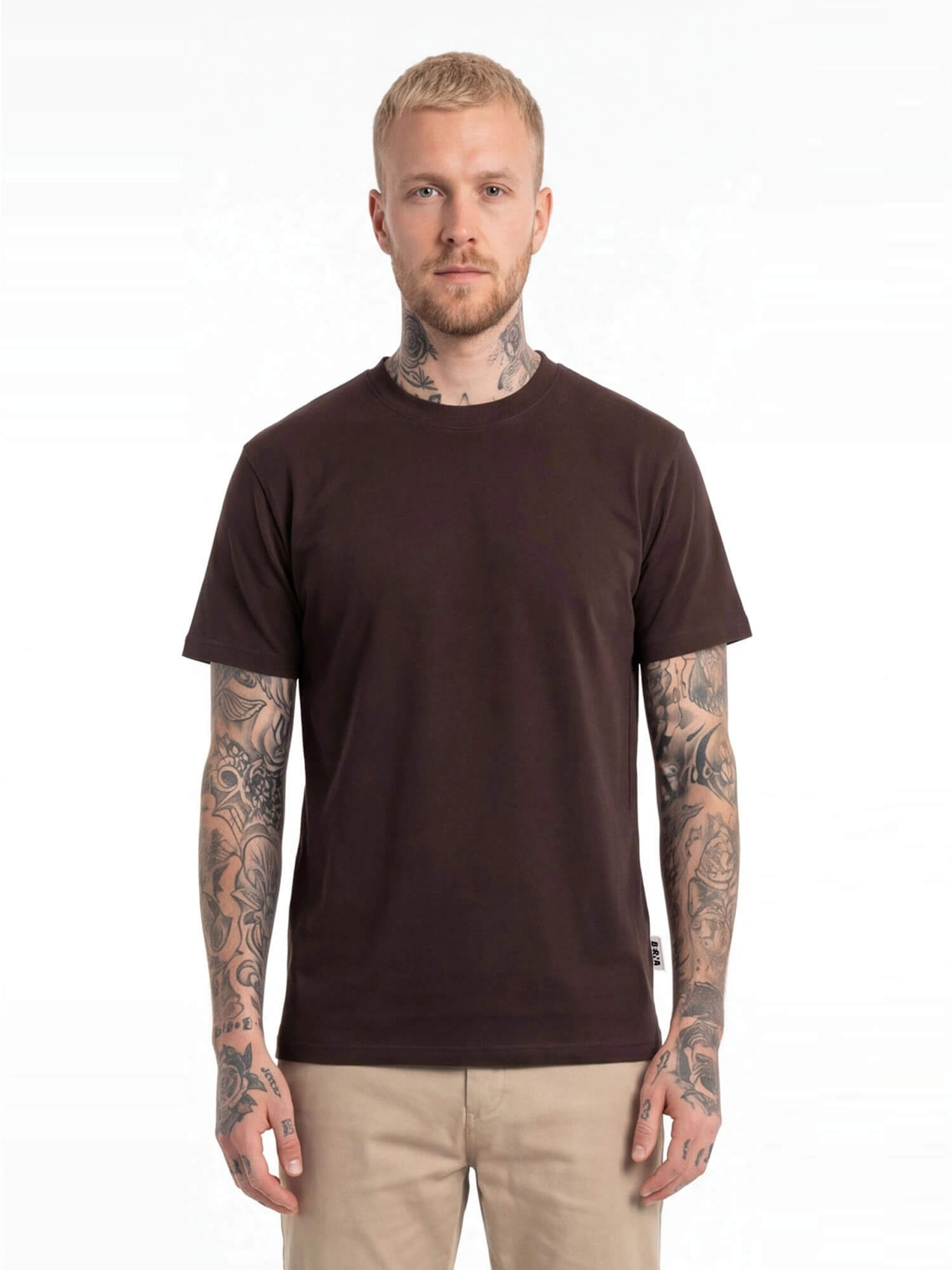 BERNA T-SHIRT 262076 134 MARRONE