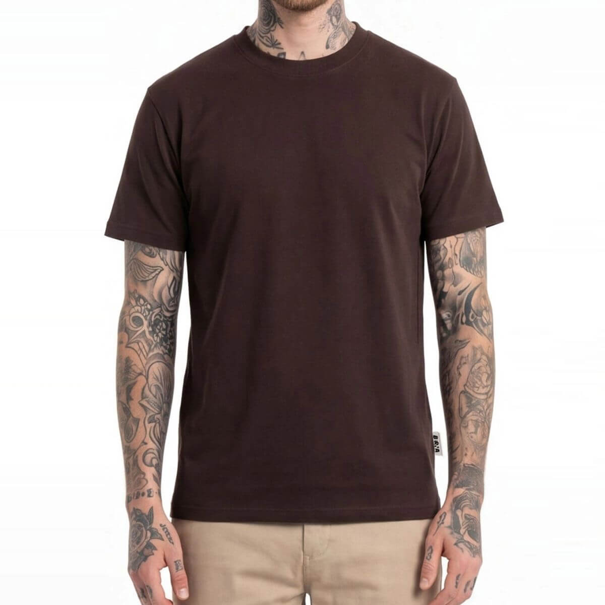 BERNA T-SHIRT 262076 134 MARRONE