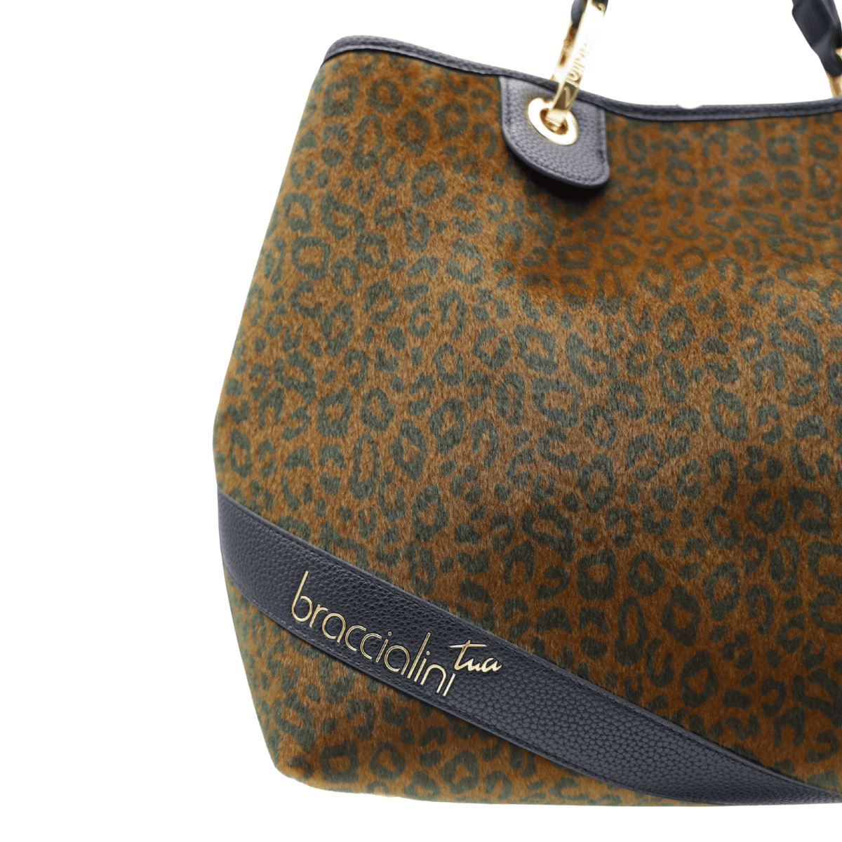 BRACCIALINI BORSA BETH ANIMALIER B18570 MACULATO