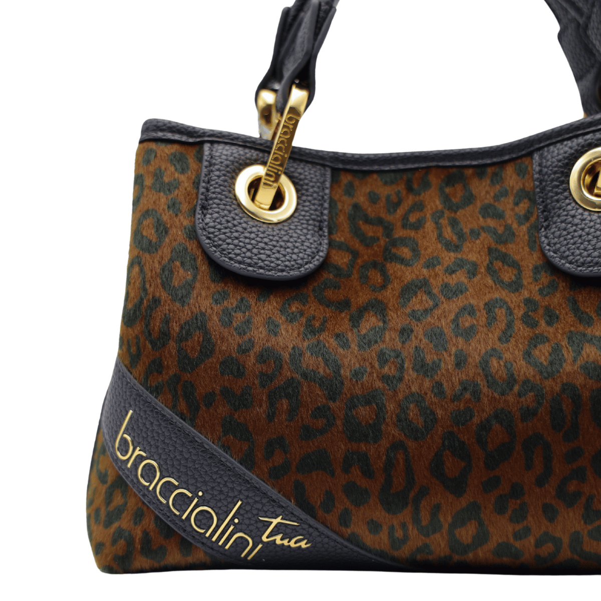 BRACCIALINI BORSA BETH ANIMALIER B18573 MACULATO