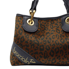 BRACCIALINI BORSA BETH ANIMALIER B18573 MACULATO