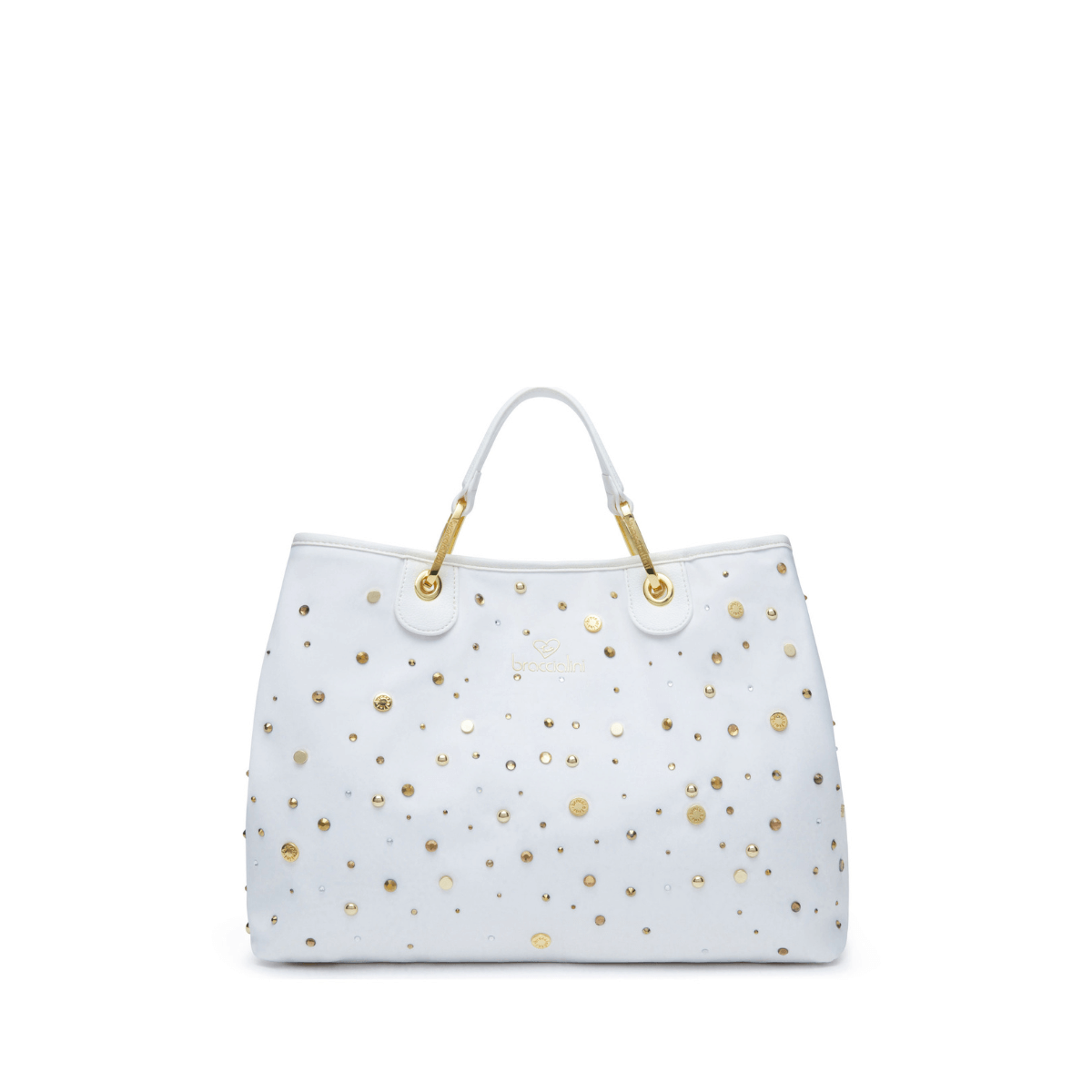 BRACCIALINI BORSA BETH STRASS B18260 BIANCO