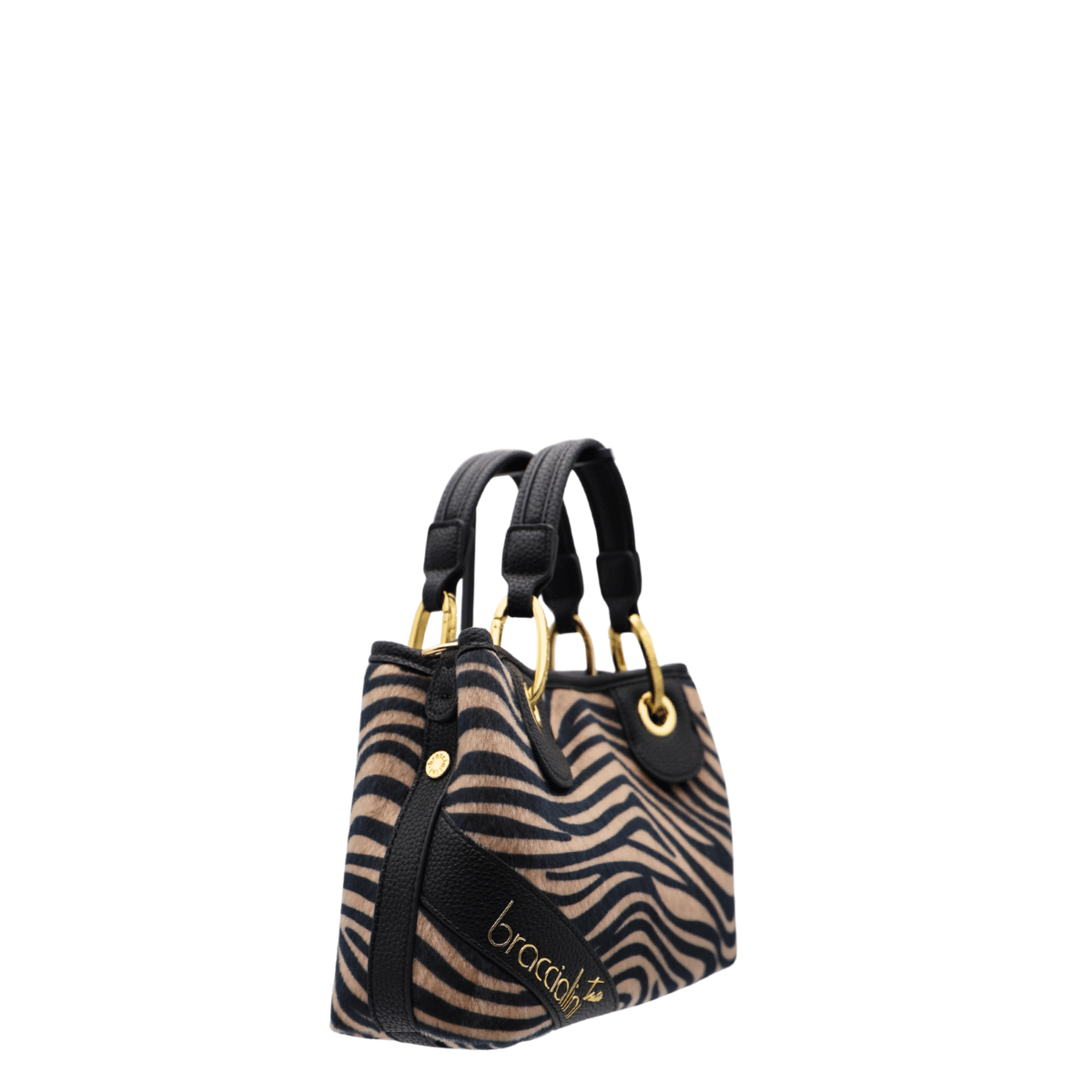 BRACCIALINI BORSA BETH ANIMALIER B18573 ZEBRATO