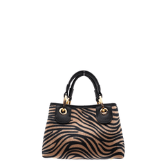 BRACCIALINI BORSA BETH ANIMALIER B18573 ZEBRATO