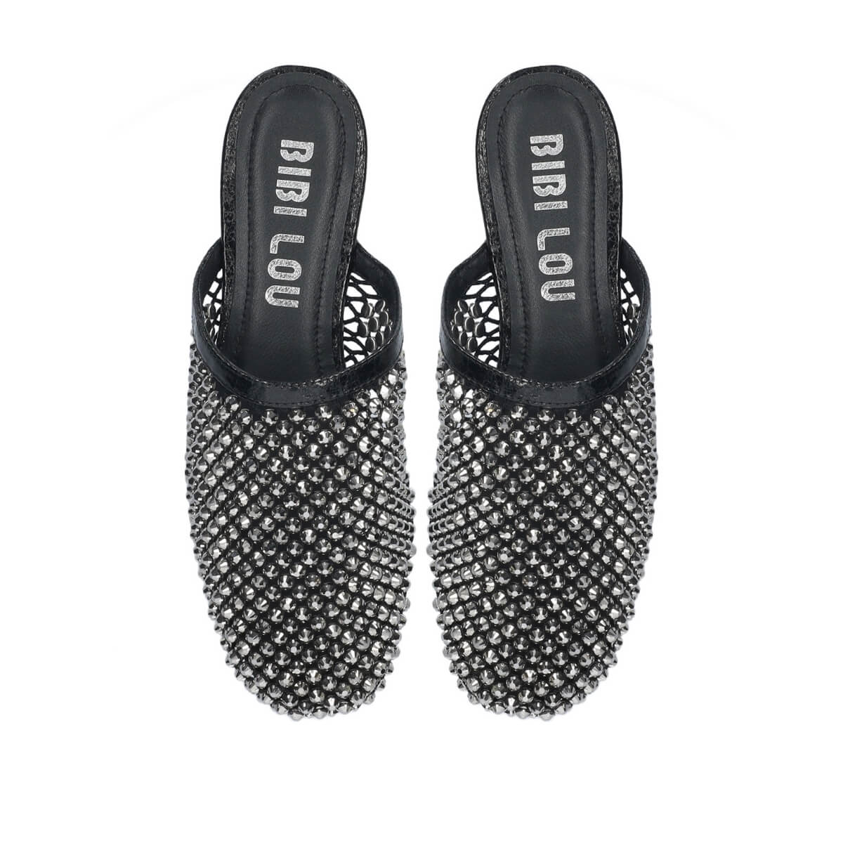 BIBI LOU CIABATTA 953 GLITTER NERO