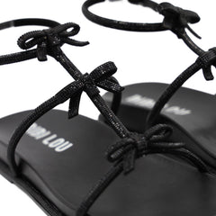 BIBI LOU SANDALO 846 FIOCCHI NERO