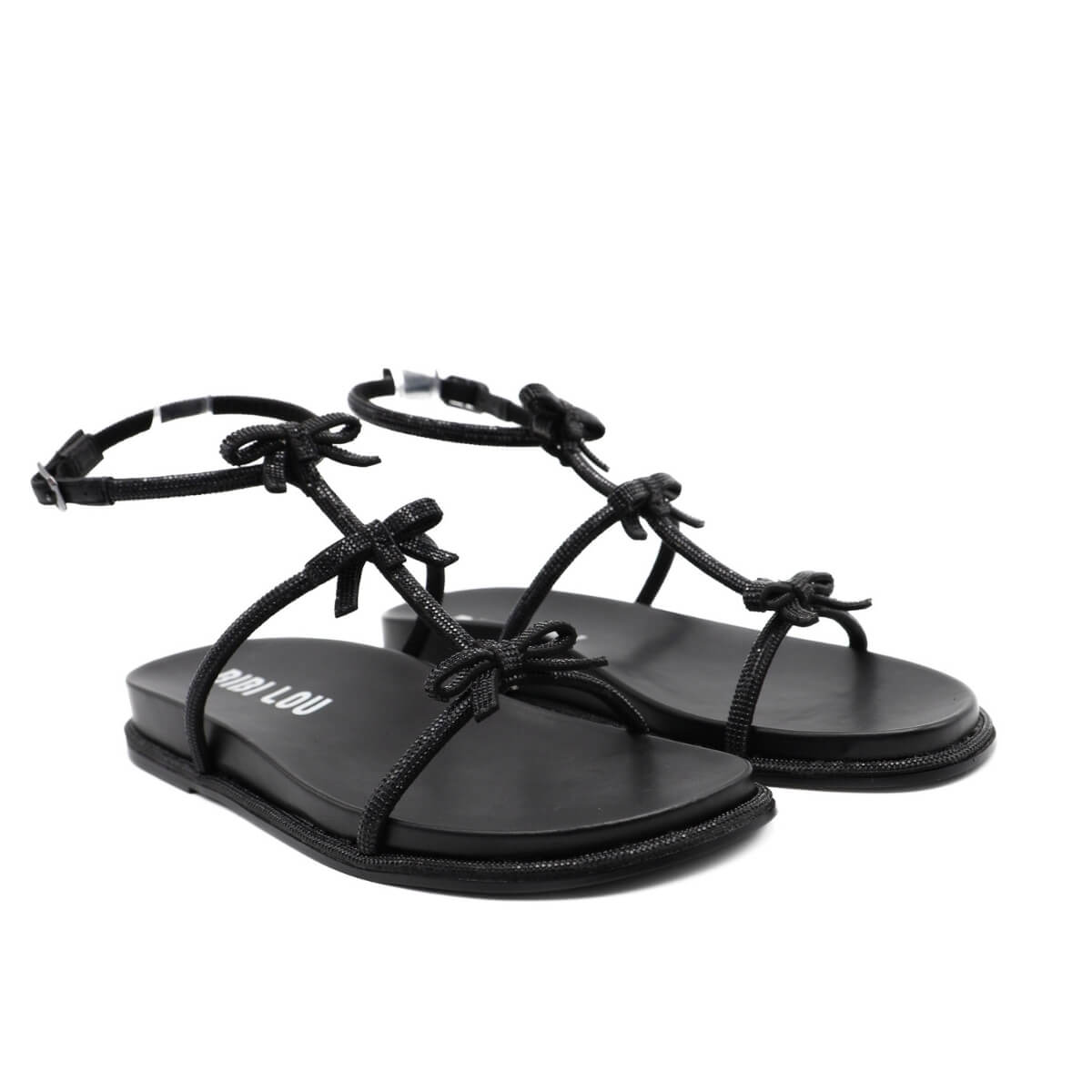 BIBI LOU SANDALO 846 FIOCCHI NERO