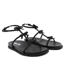 BIBI LOU SANDALO 846 FIOCCHI NERO