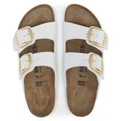 BIRKENSTOCK CIABATTA ARIZONA BIG BUCKLE 1019818 BIANCO NARROW FIT