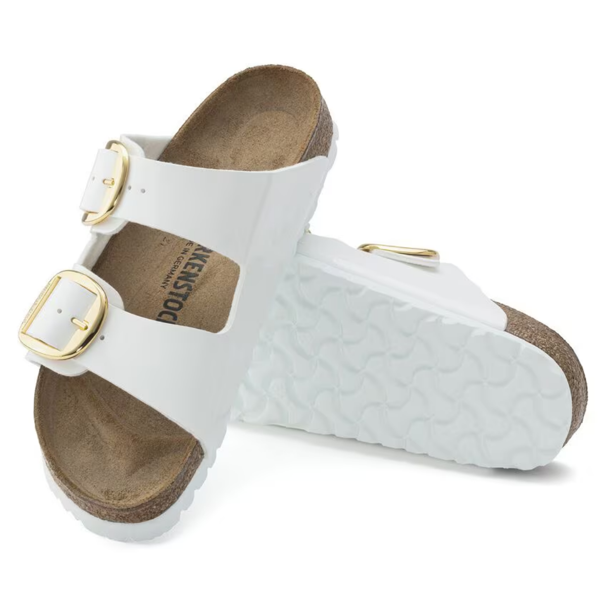 BIRKENSTOCK CIABATTA ARIZONA BIG BUCKLE 1019818 BIANCO NARROW FIT