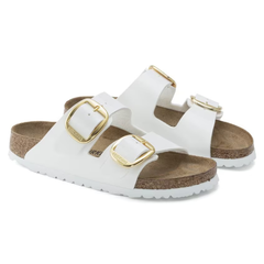 BIRKENSTOCK CIABATTA ARIZONA BIG BUCKLE 1019818 BIANCO NARROW FIT