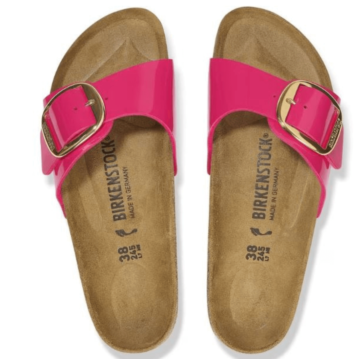 BIRKENSTOCK CIABATTA MADRID BIG BUCKLE 1027854 FUXIA NARROW FIT