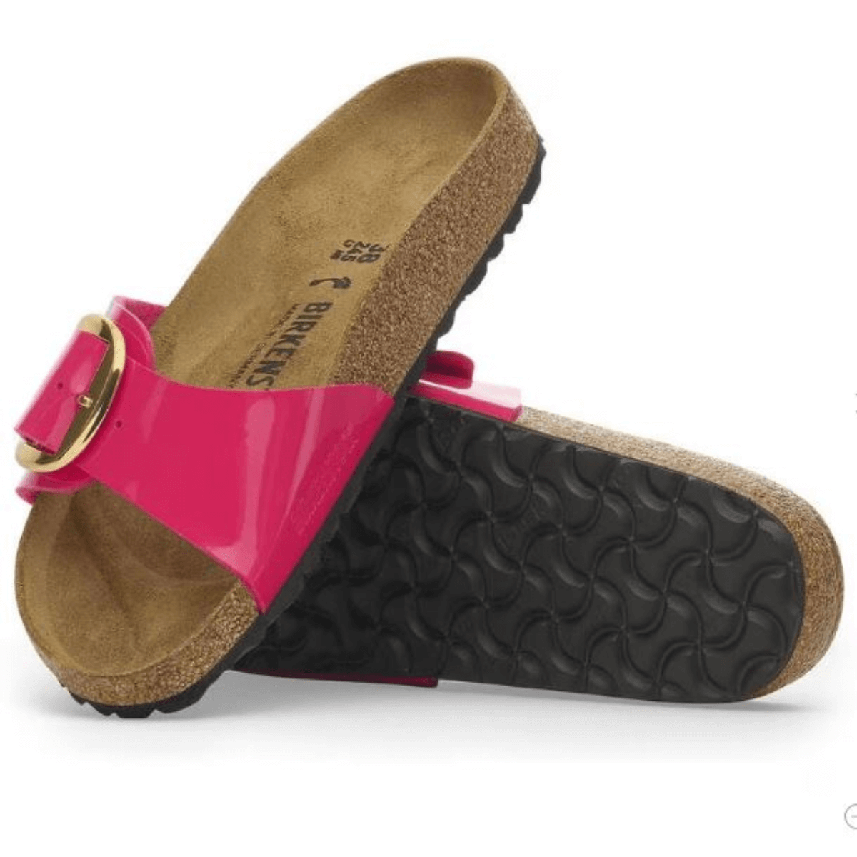 BIRKENSTOCK CIABATTA MADRID BIG BUCKLE 1027854 FUXIA NARROW FIT