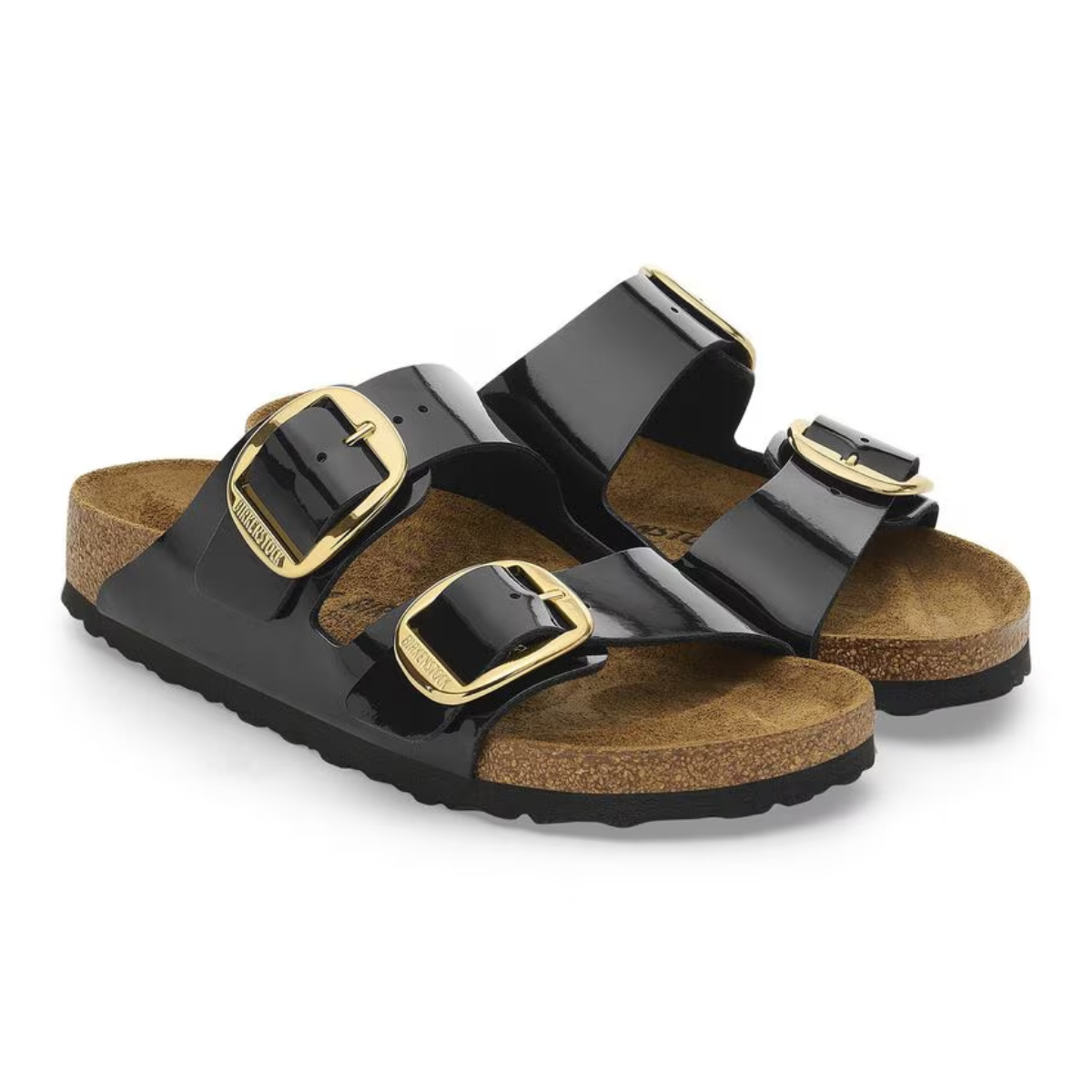 BIRKENSTOCK CIABATTA ARIZONA BIG BUCKLE 1027918 NERO NARROW FIT