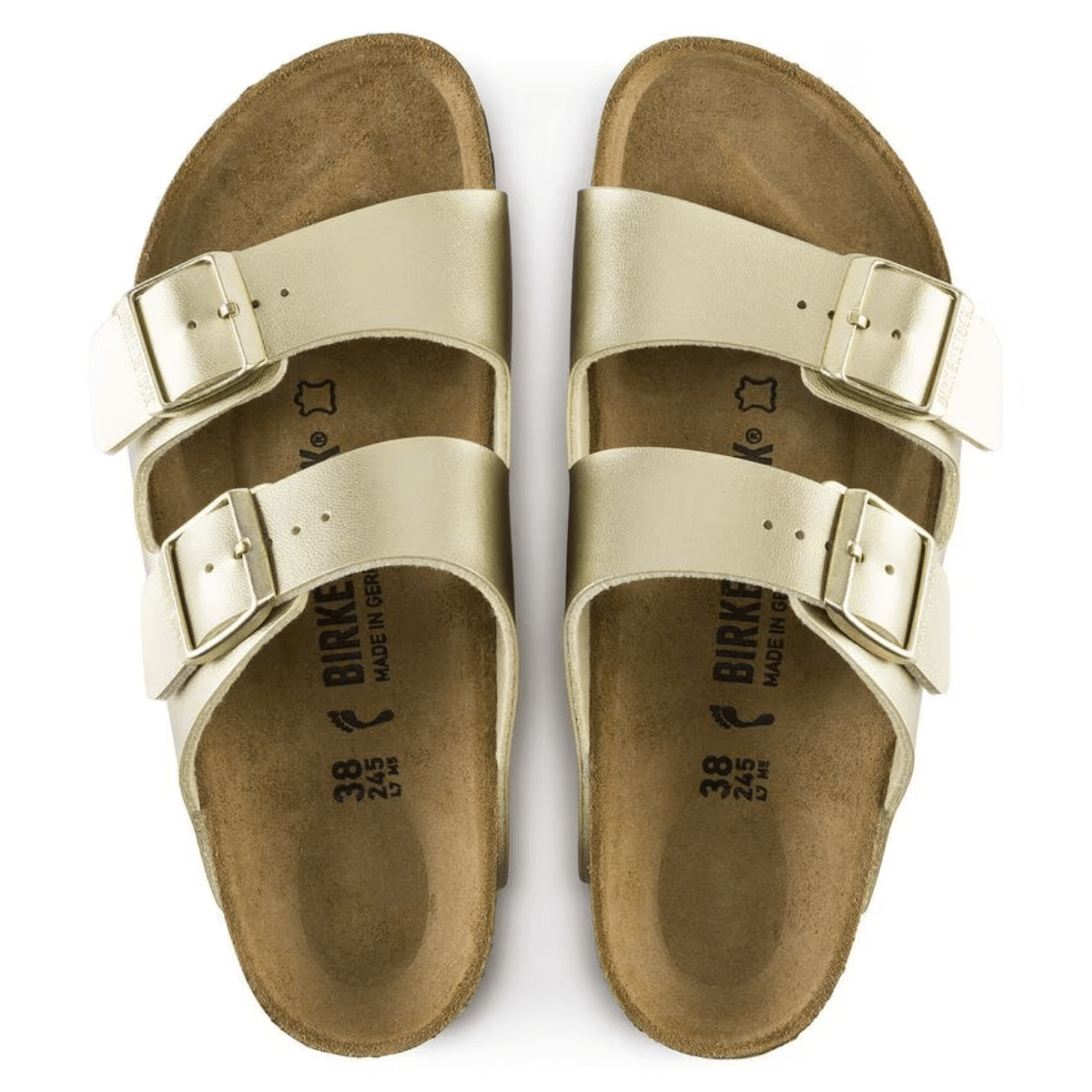 BIRKENSTOCK CIABATTA ARIZONA 1016111 ORO NARROW FIT