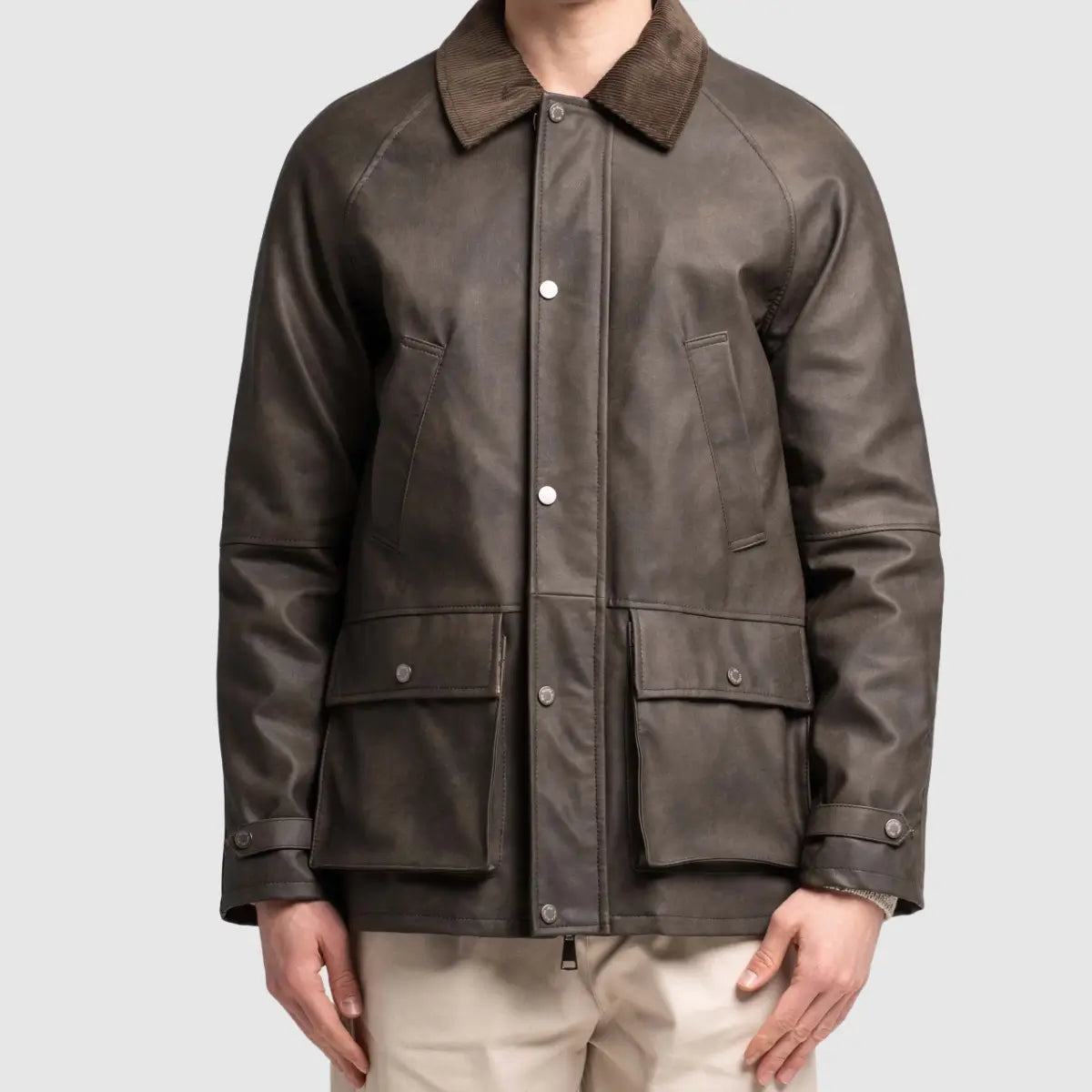 BLOCK-ELEVEN GIUBBOTTO 05BL215030 MARRONE