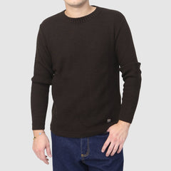 BLOCK-ELEVEN MAGLIONE 13SCANDIANO458 MARRONE