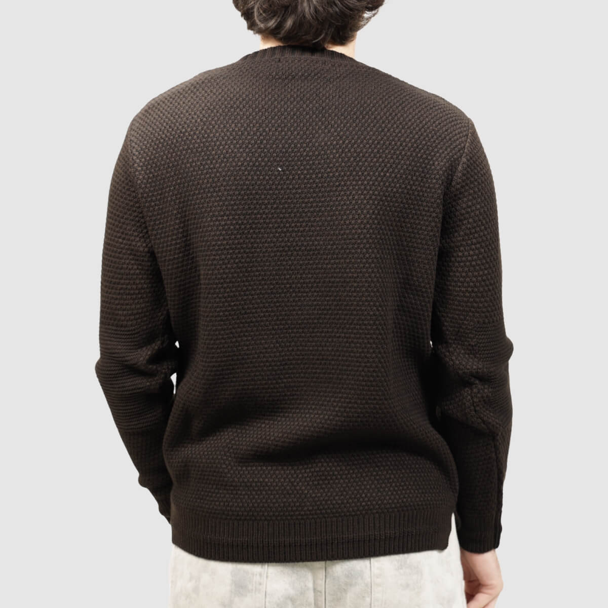 BLOCK-ELEVEN MAGLIONE 13SCANDIANO458 MARRONE