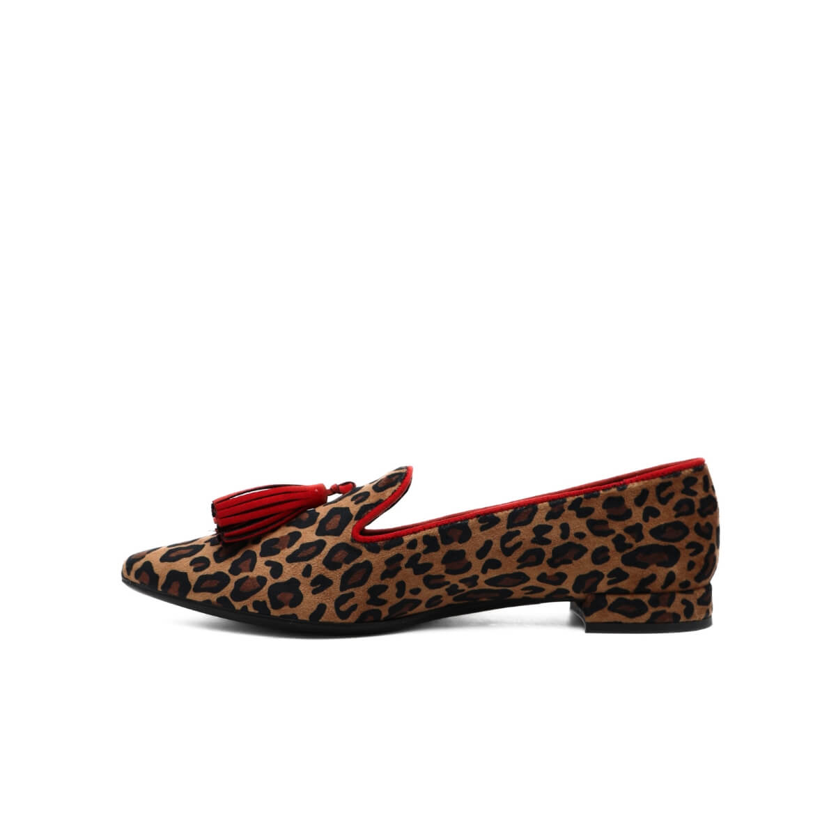 BOTTEGA LOTTI BALLERINE A PUNTA 521T151 ANIMALIER