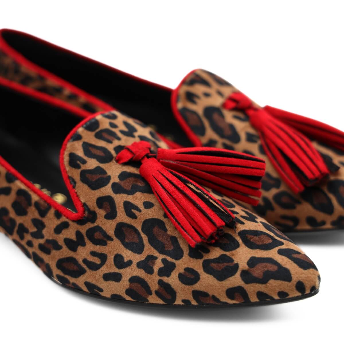 BOTTEGA LOTTI BALLERINE A PUNTA 521T151 ANIMALIER
