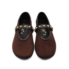 BOTTEGA LOTTI BALLERINE CAMOSCIO 2353005 MARRONE