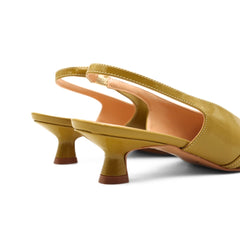 Slingback donna Oliva in pelle elegante.