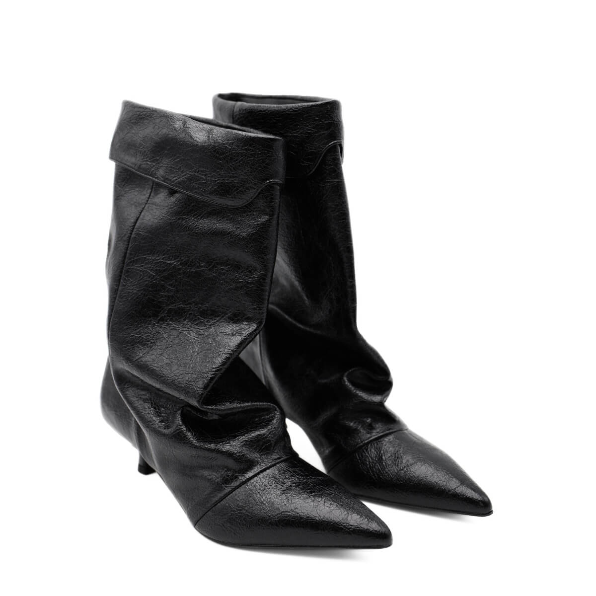 BOTTEGA LOTTI STIVALE TACCO KITTEN 894M106 NERO