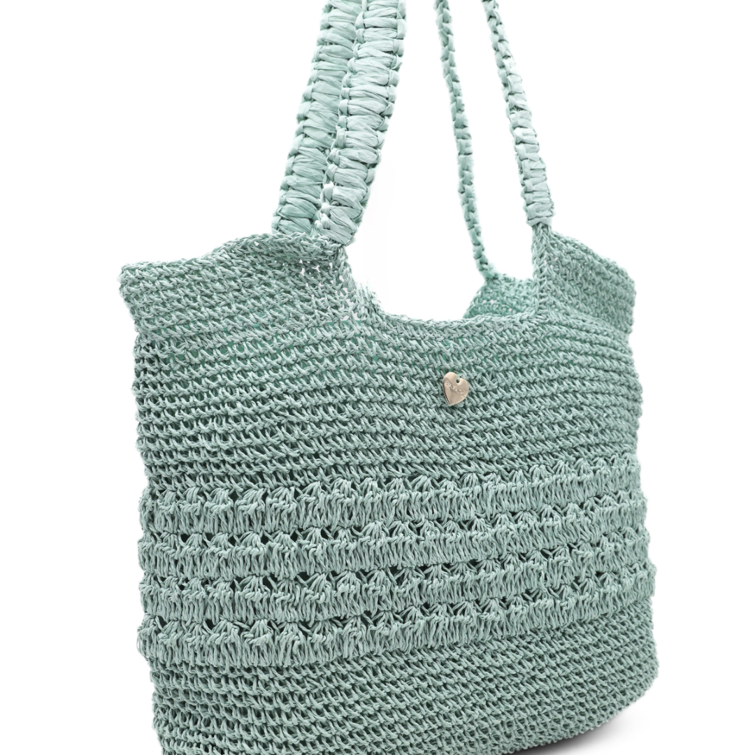 HAT YOU BORSA BP0320 RAFFIA VERDE ACQUA