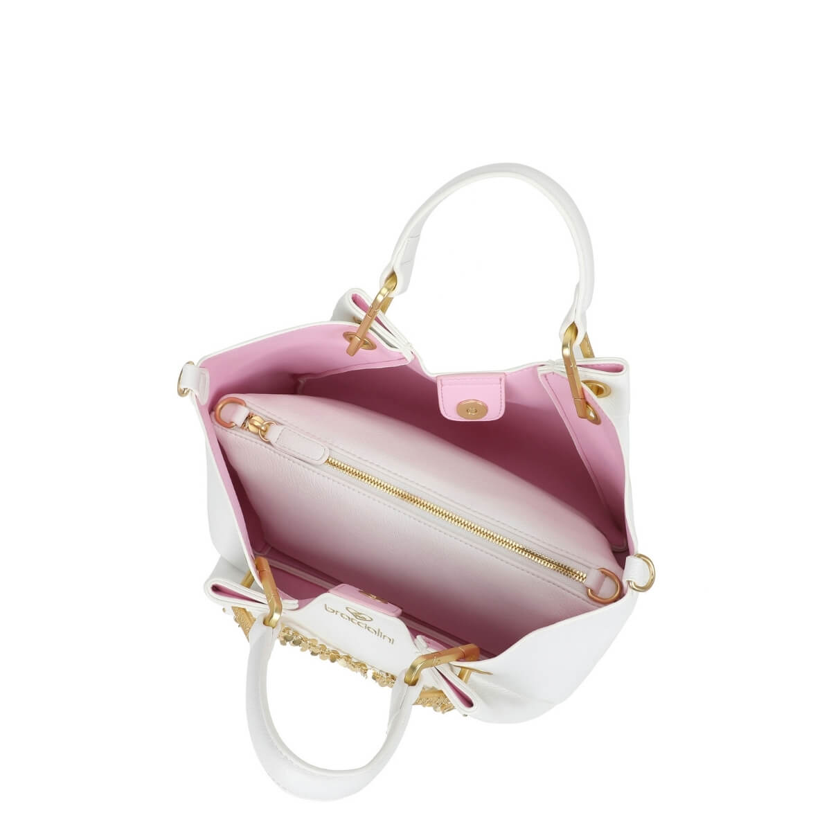 BRACCIALINI BORSA A MANO B18811 BIANCA
