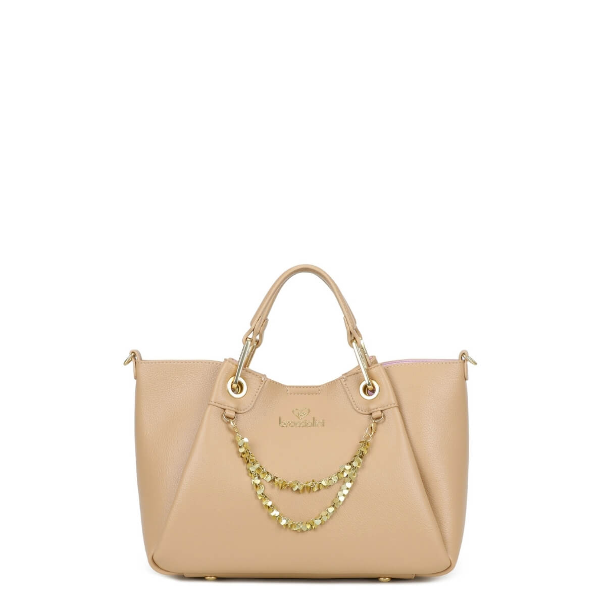 BRACCIALINI BORSA A MANO B18812 BEIGE