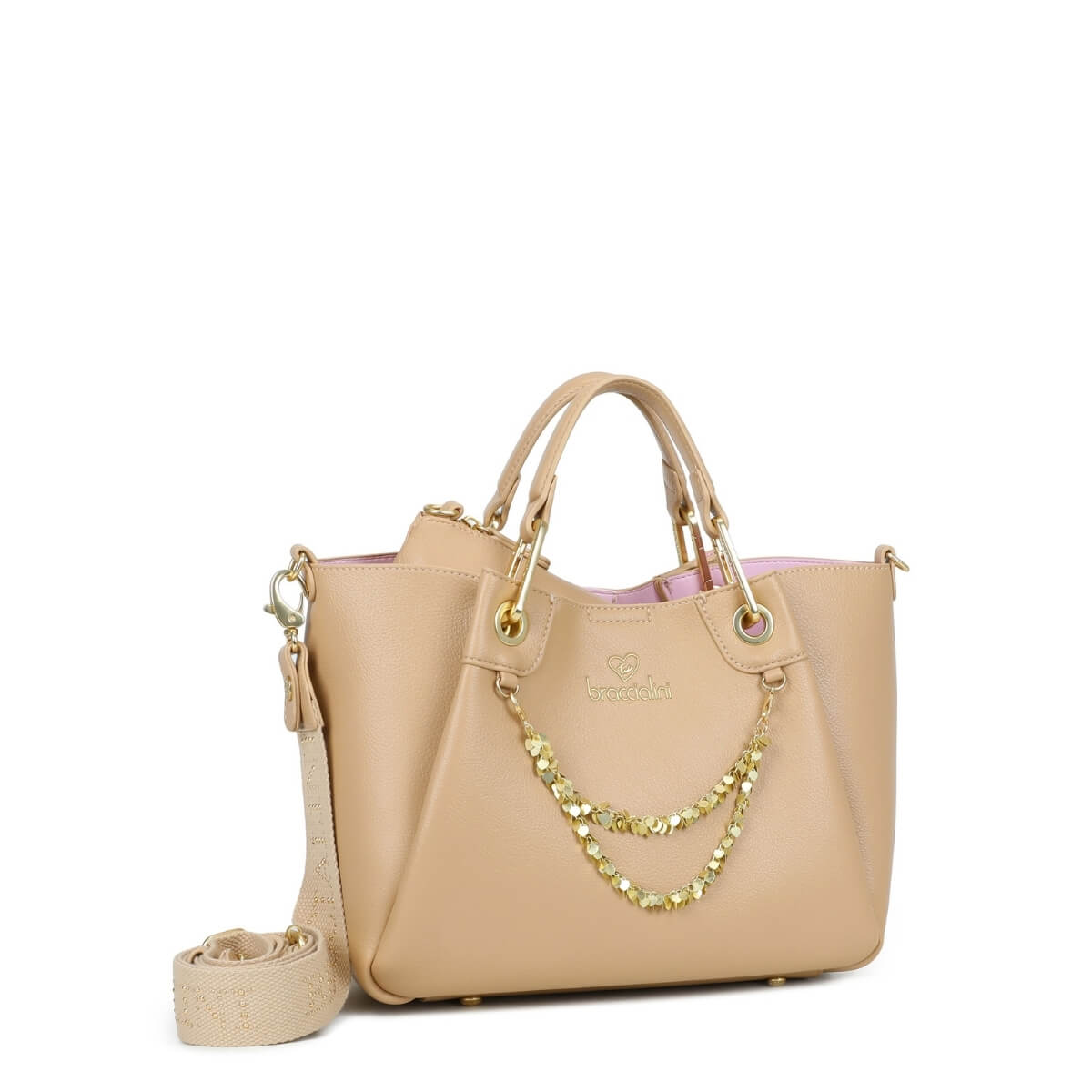 BRACCIALINI BORSA A MANO B18812 BEIGE