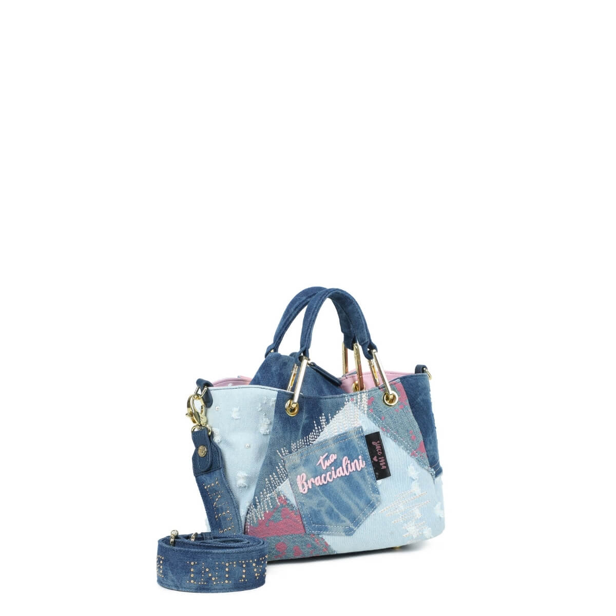 BRACCIALINI BORSA A MANO B18820 BLU