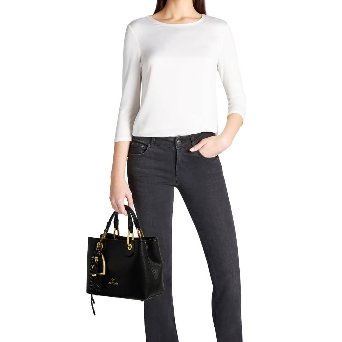 BRACCIALINI BORSA A MANO B18841 NERA