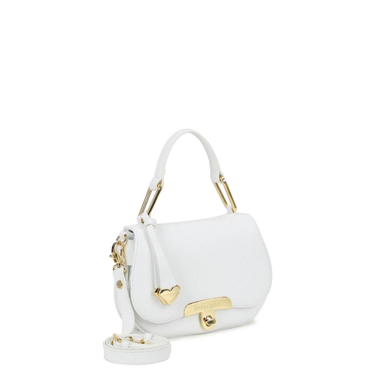 BRACCIALINI BORSA A MANO B19010 BIANCA