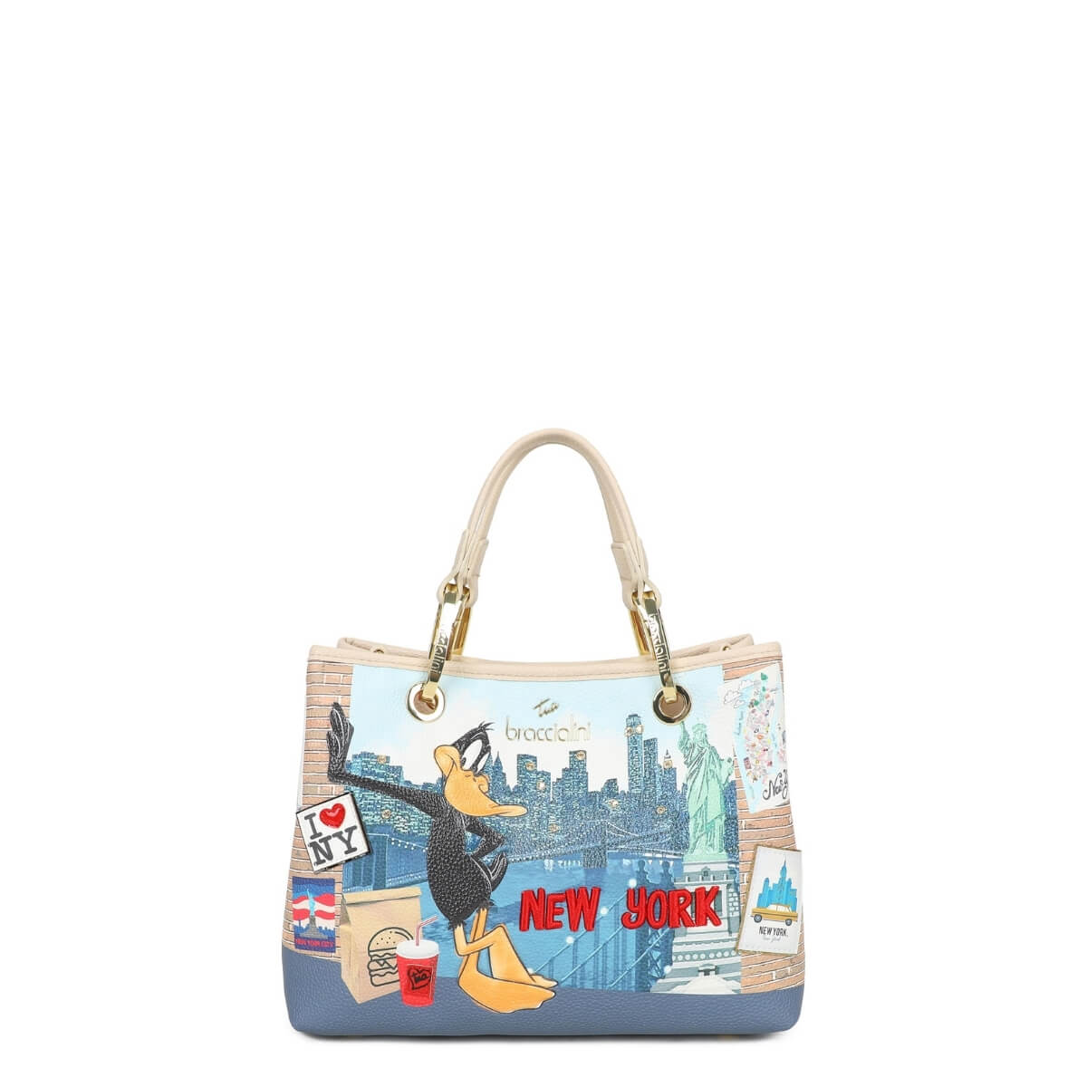 BRACCIALINI BORSA A MANO LT251 MULTICOLOR DUFFY DUCK