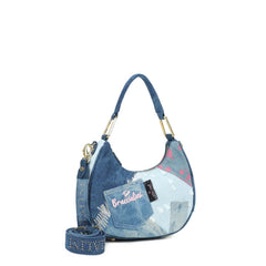 BRACCIALINI BORSA HOBO B18823 BLU