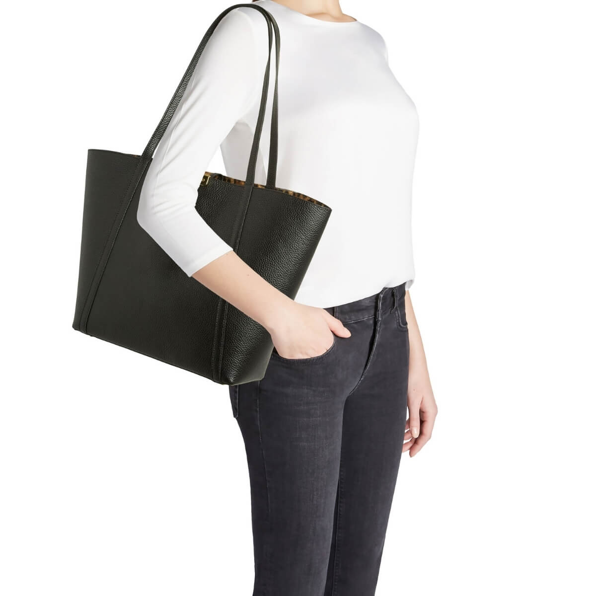 BRACCIALINI BORSA SHOPPER B19035 NERA