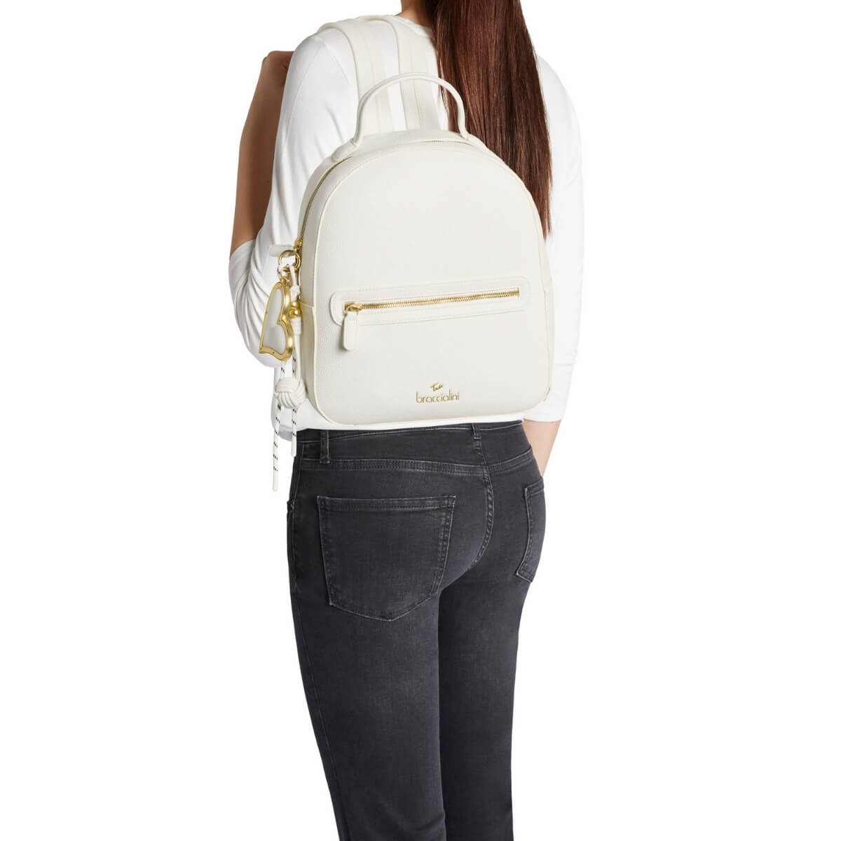 BRACCIALINI ZAINO B18844 BIANCO