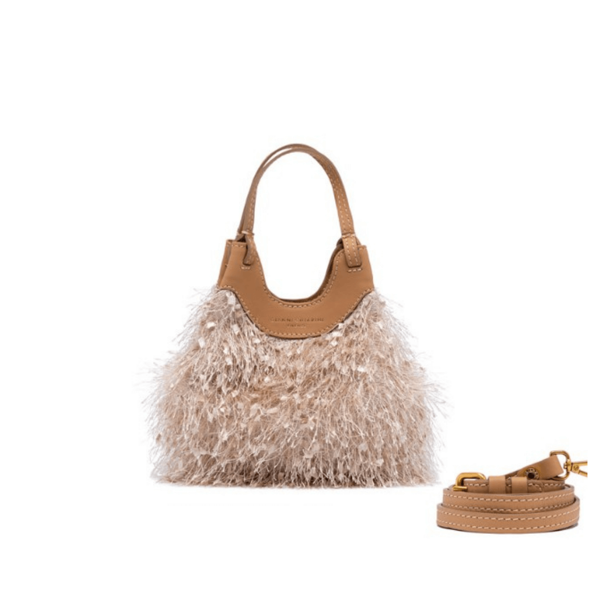 GIANNI CHIARINI BORSA DUA BS 11118 CREMA