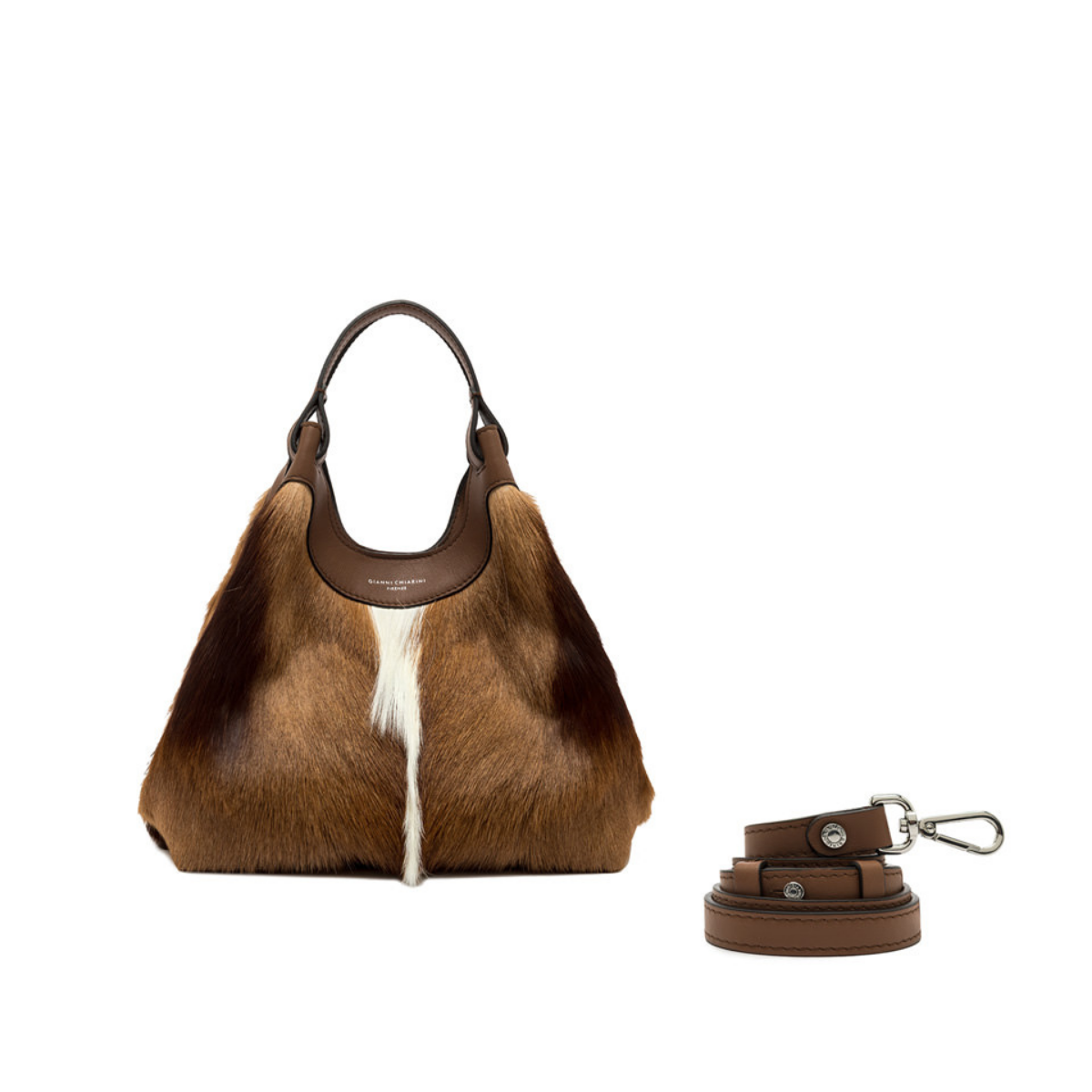 GIANNI CHIARINI BORSA DUA BS12019 CUOIO