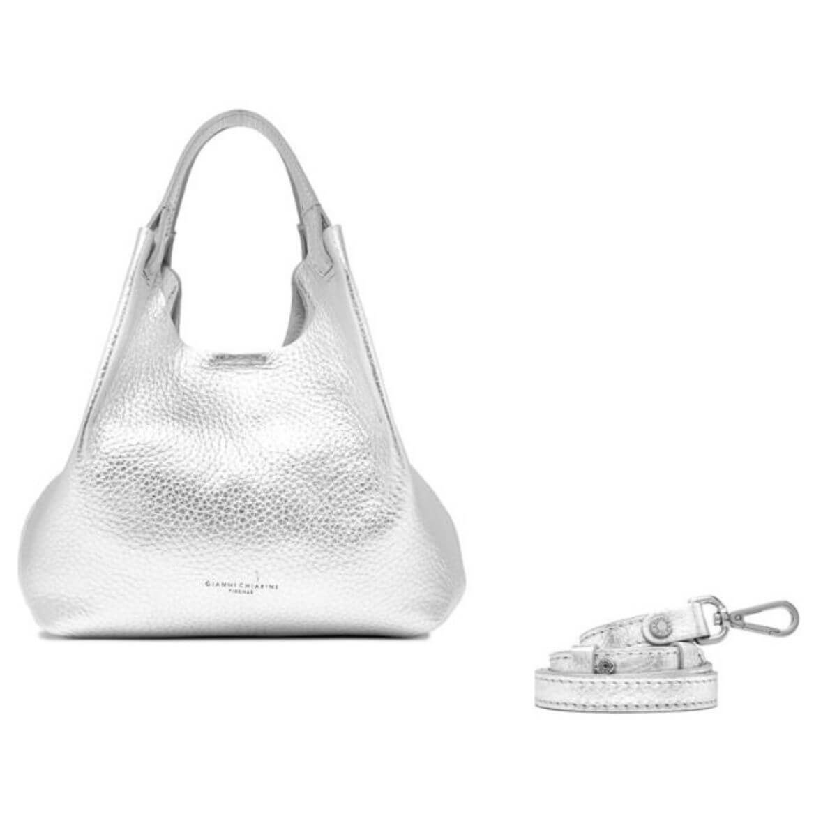 GIANNI CHIARINI BORSA DUA BS9719 ARGENTO