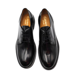 CALPIERRE STRINGATA DERBY BK242 NERO SPAZZOLATO