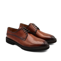CALPIERRE STRINGATA DERBY K222 WHISKY SFUMATO
