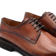 CALPIERRE STRINGATA DERBY K222 WHISKY SFUMATO