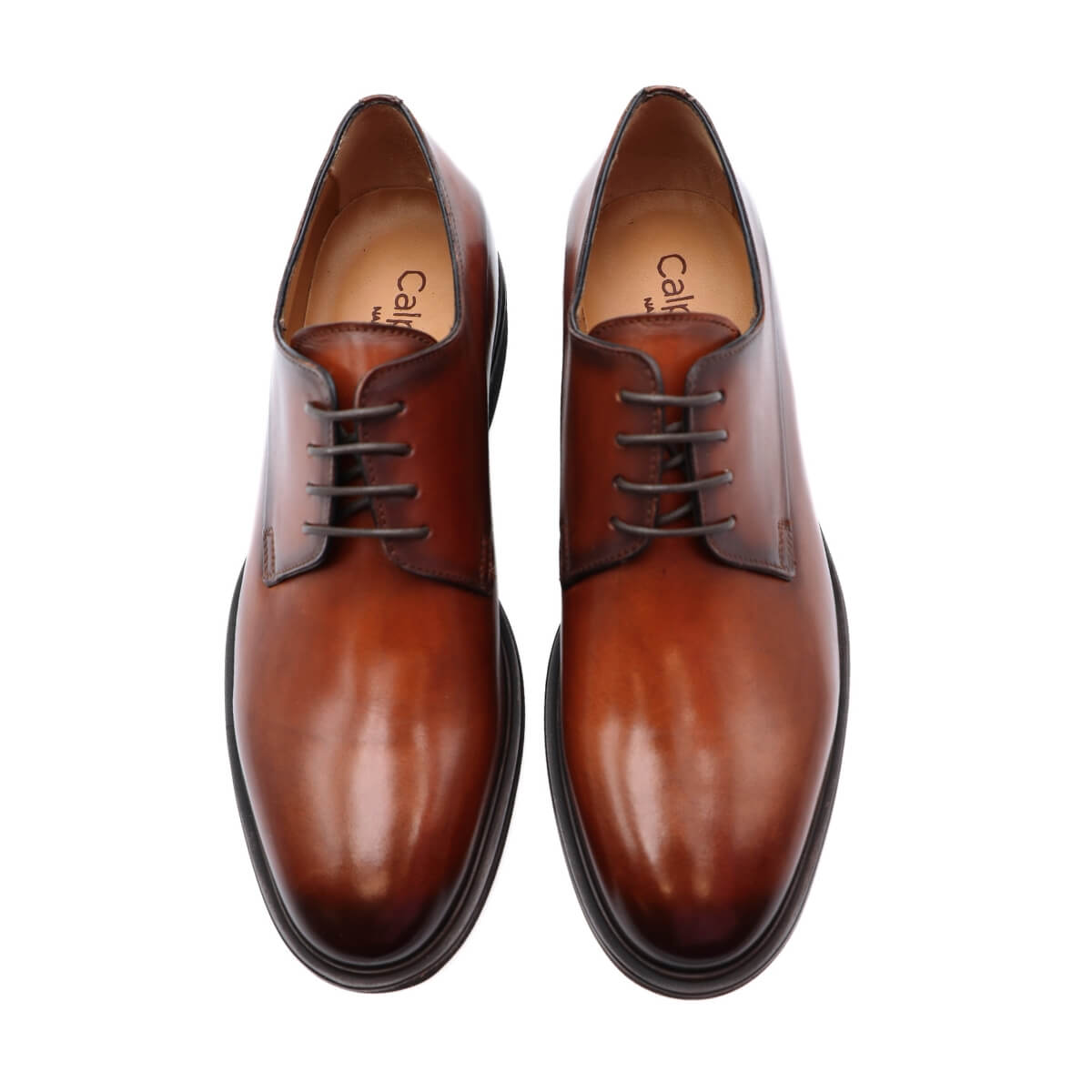 CALPIERRE STRINGATA DERBY K222 WHISKY SFUMATO