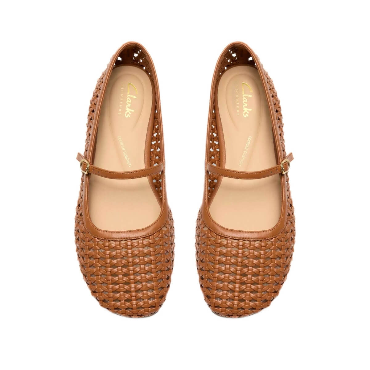 CLARKS BALLERINA LIVIA SKY 18598 CUOIO
