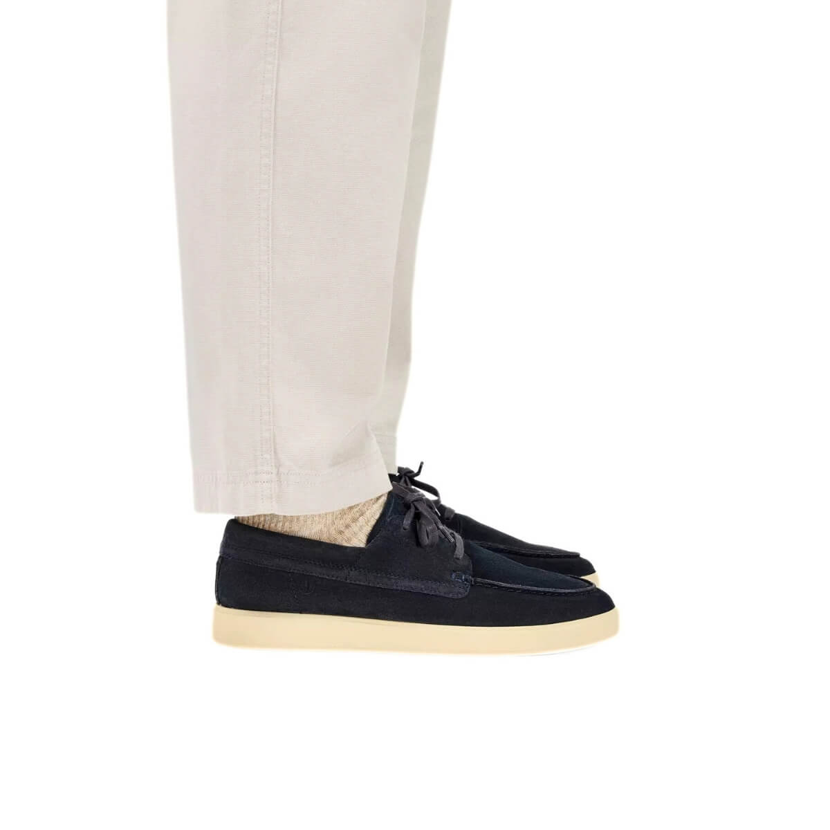 CLARKS BARCA CAMOSCIO LOCKFORD BOAT 18618 BLU