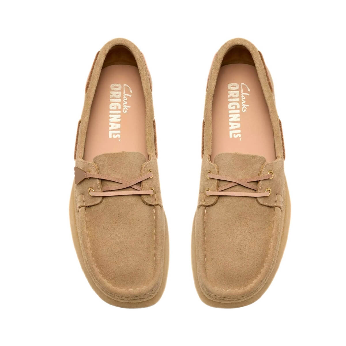CLARKS BARCA GODNEY BOAT 18568 BEIGE